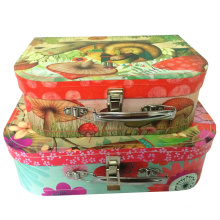 Custom High Quality Fancy Cardboard Suitcase / Wholesale Paper Suitcase Gift Packaging Box